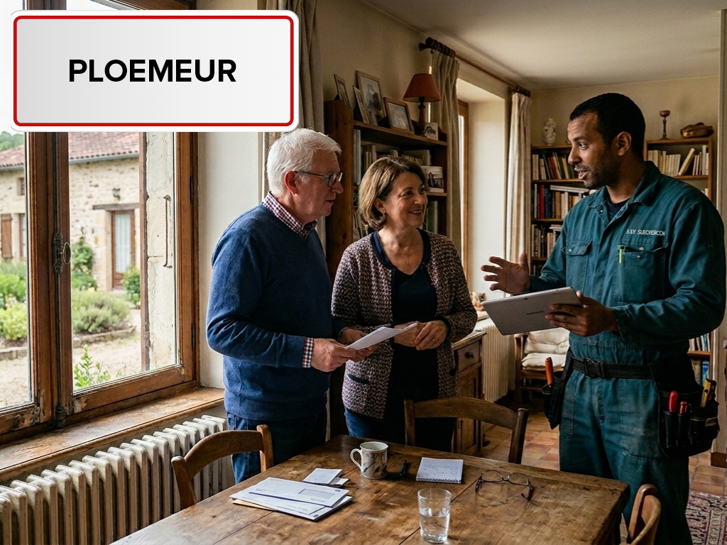 Installation de pompe à chaleur à Ploemeur (56270) dans le Morbihan